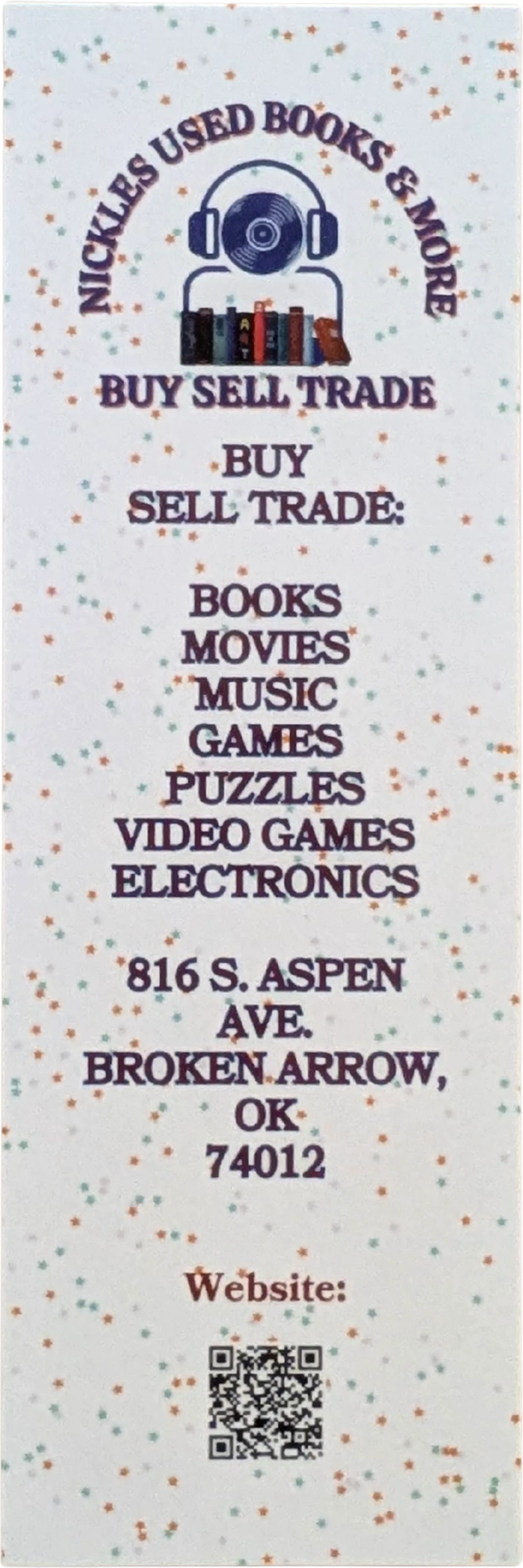 Nickles Used Books (Speckled)
