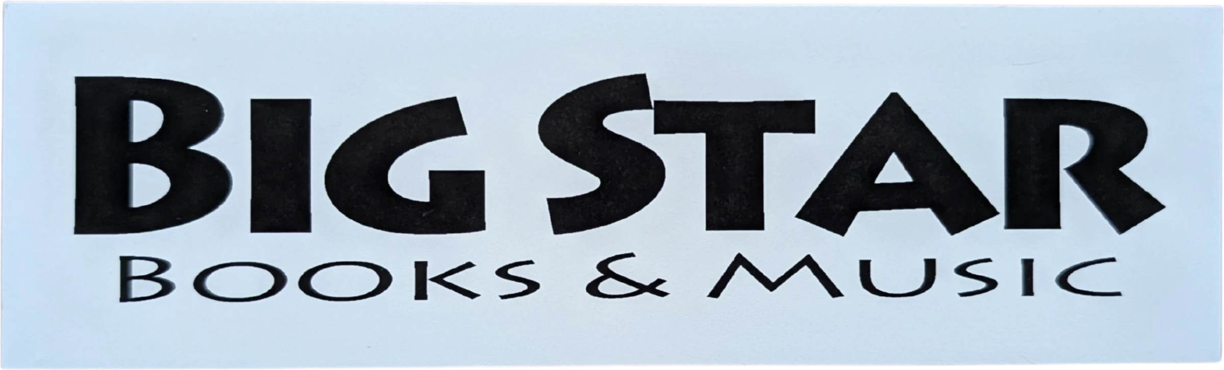 Big Star Books & Music (Stamp on back)