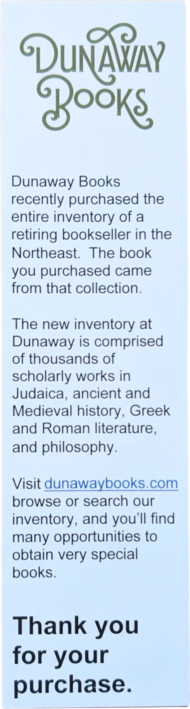 Dunaway Books