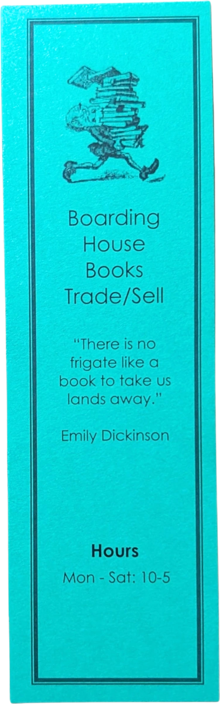 Boarding House Books (Teal)