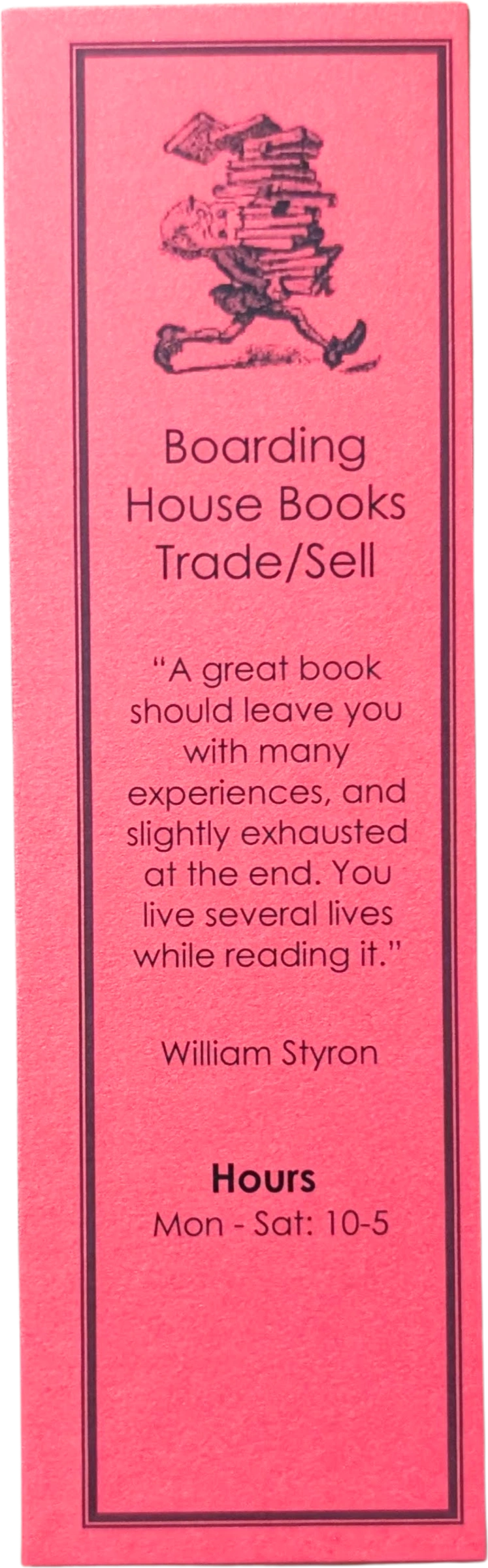 Boarding House Books (Pink)