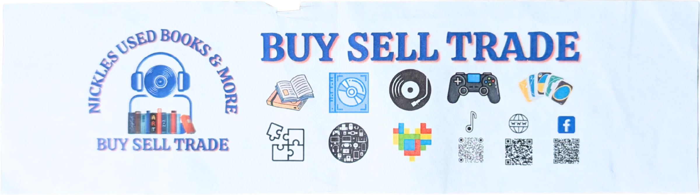 Nickles Used Books And More (White)
