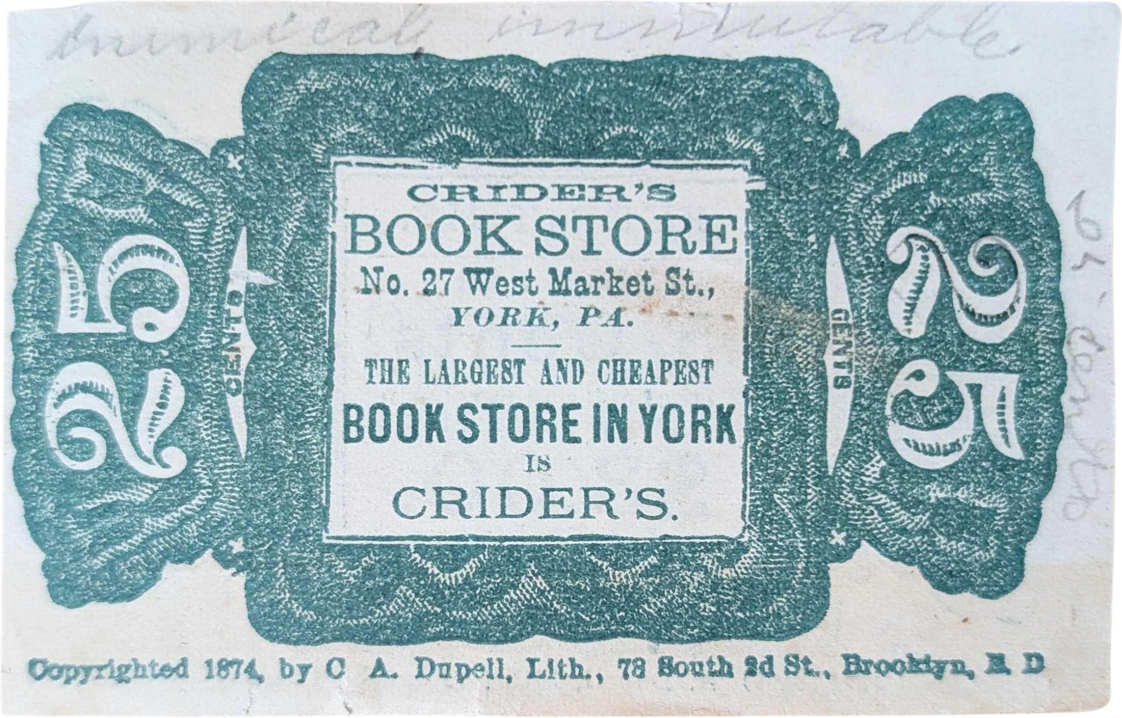 Crider's Bookstore Coupon