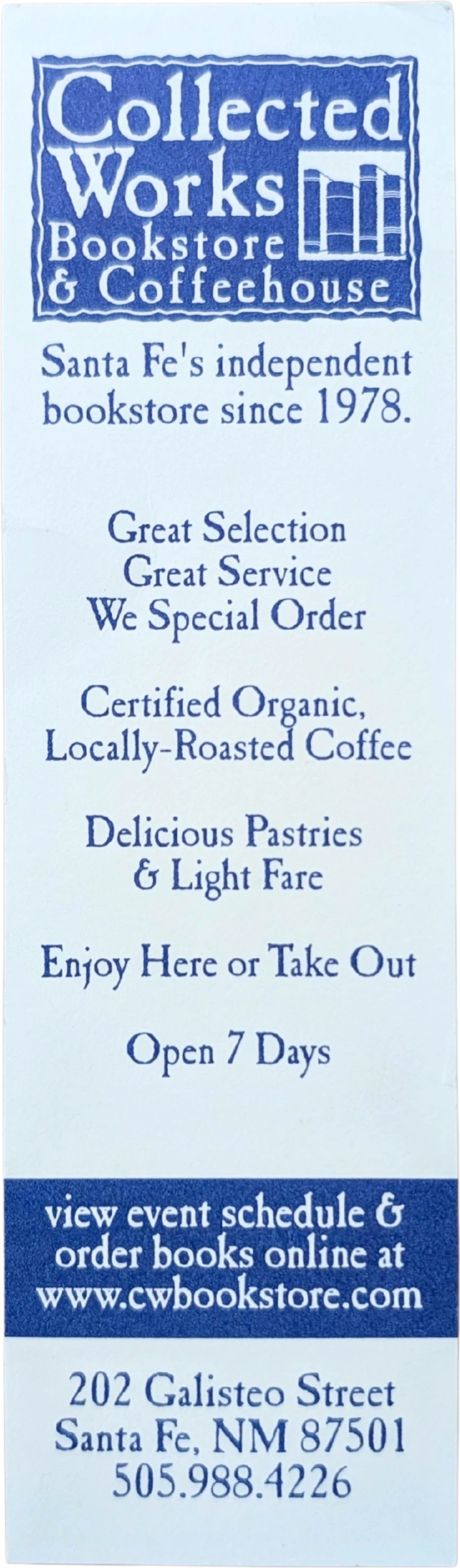 Collected Works Bookstore & Coffeehouse