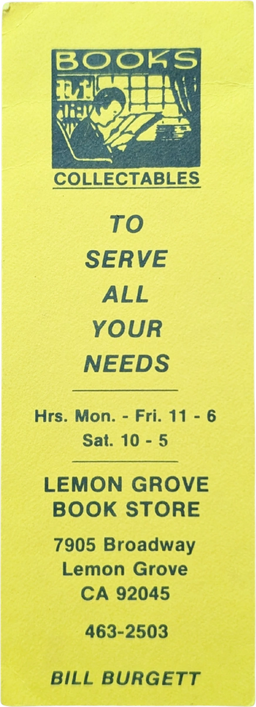 Lemon Grove Book Store