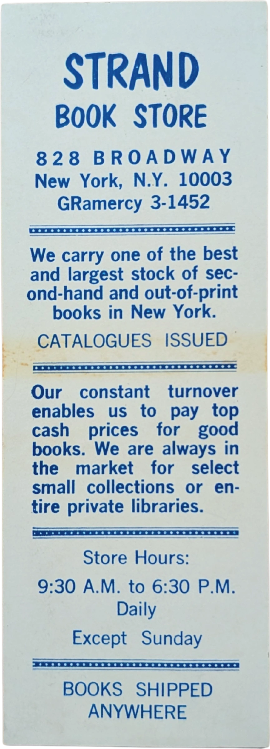 Strand Book Store
