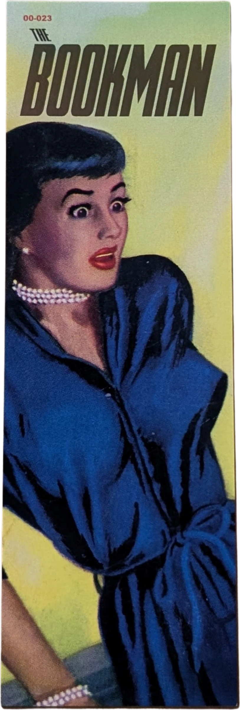 The Bookman (Woman in Blue Dress)