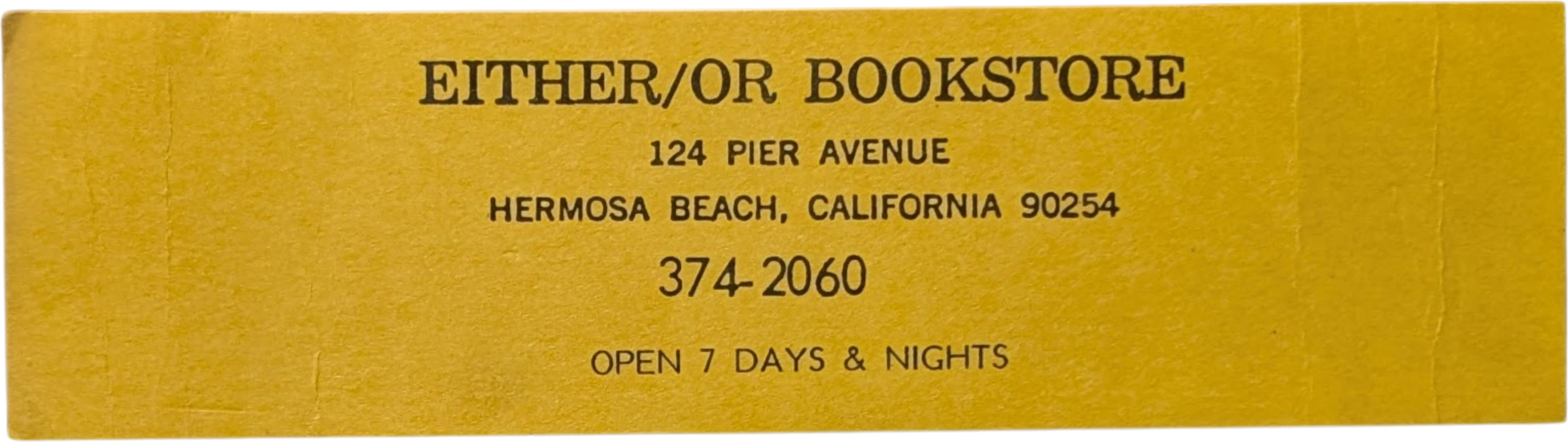 Either/Or Bookstore