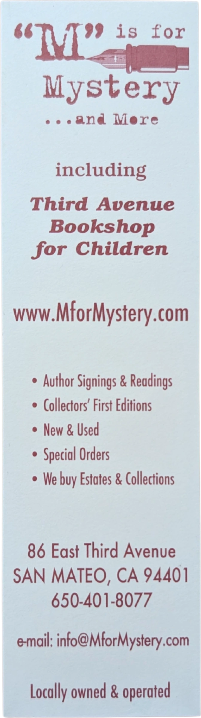 M is for Mystery...and More