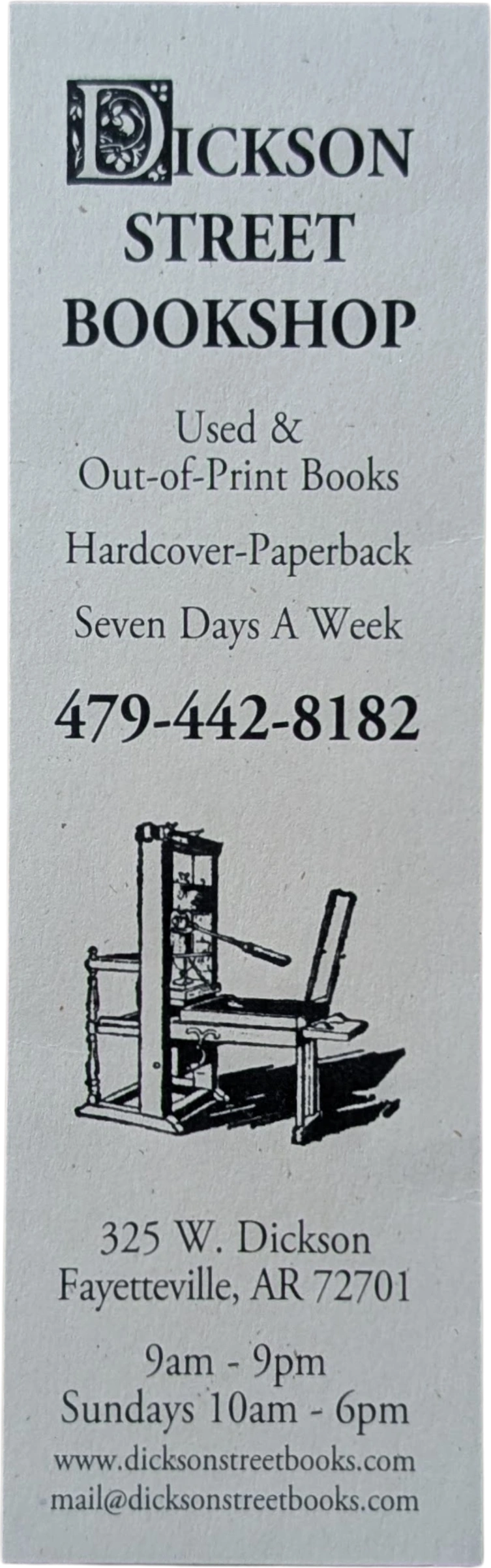 Dickson Street Bookshop