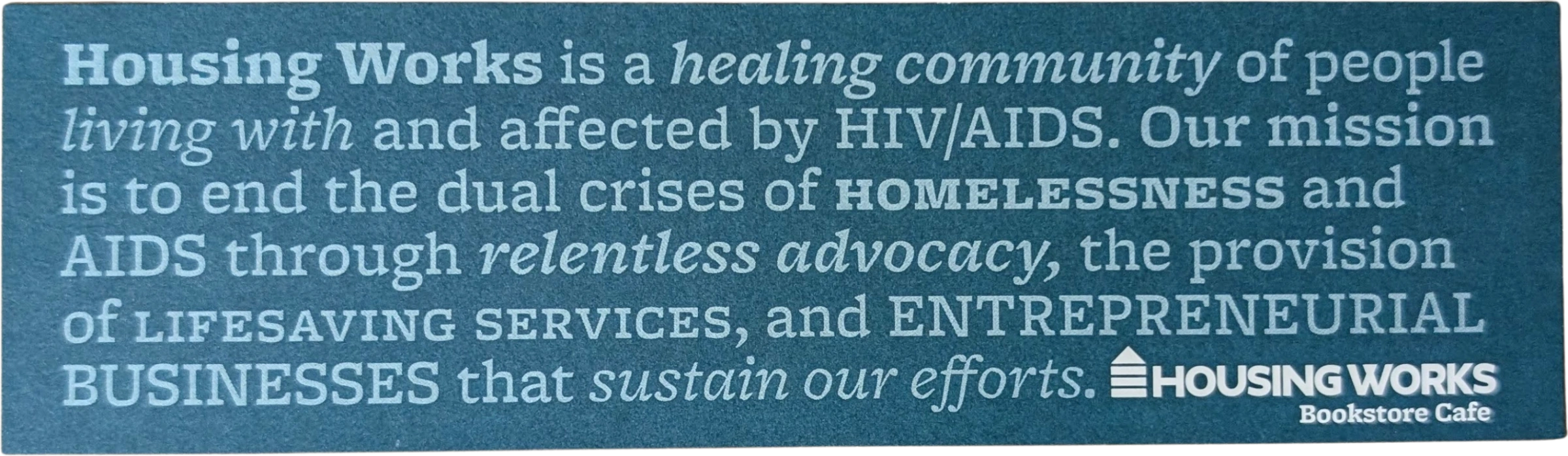 Housing Works Bookstore Cafe