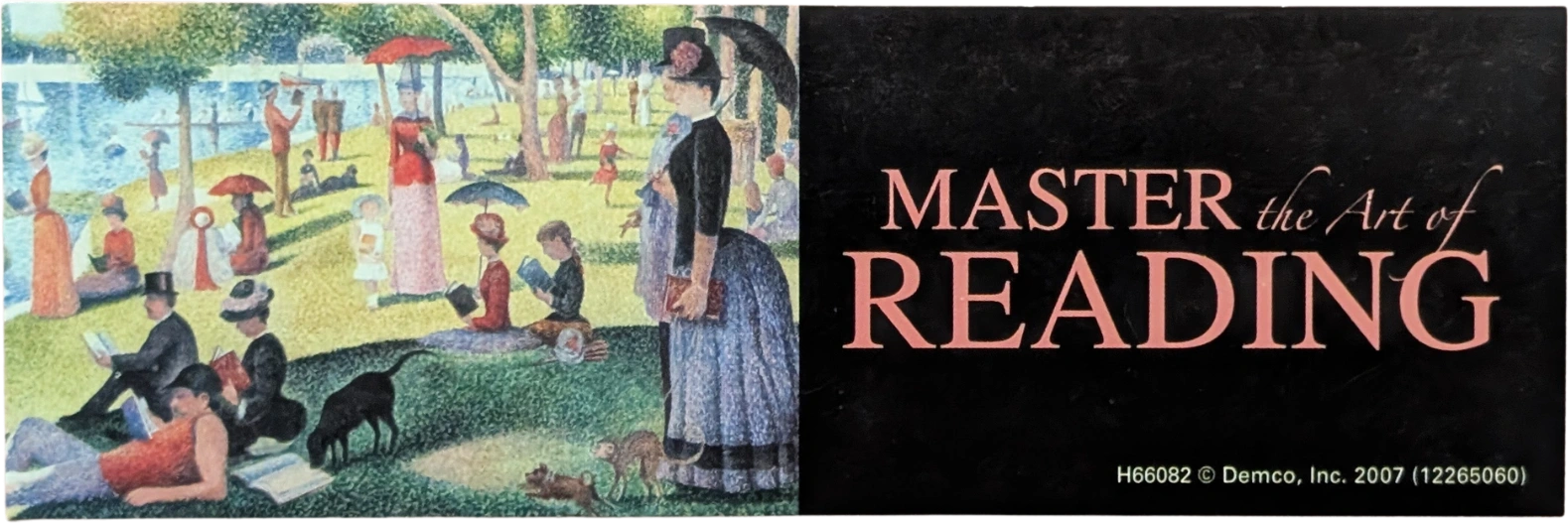 Master the Art of Reading - A Sunday Afternoon on the Island of La Grande Jatte