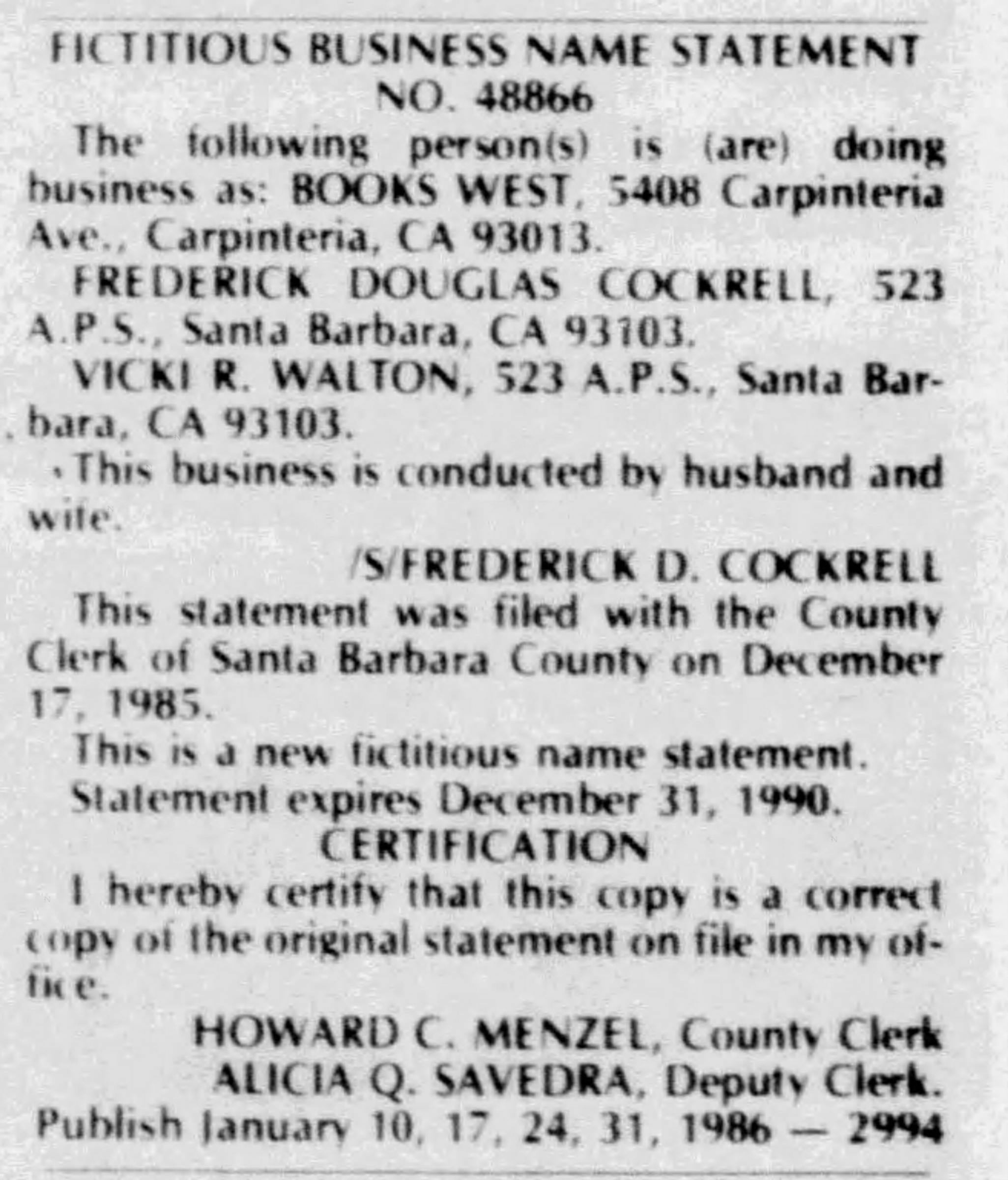 Carpinteria Herald (Jan 10, 1986)