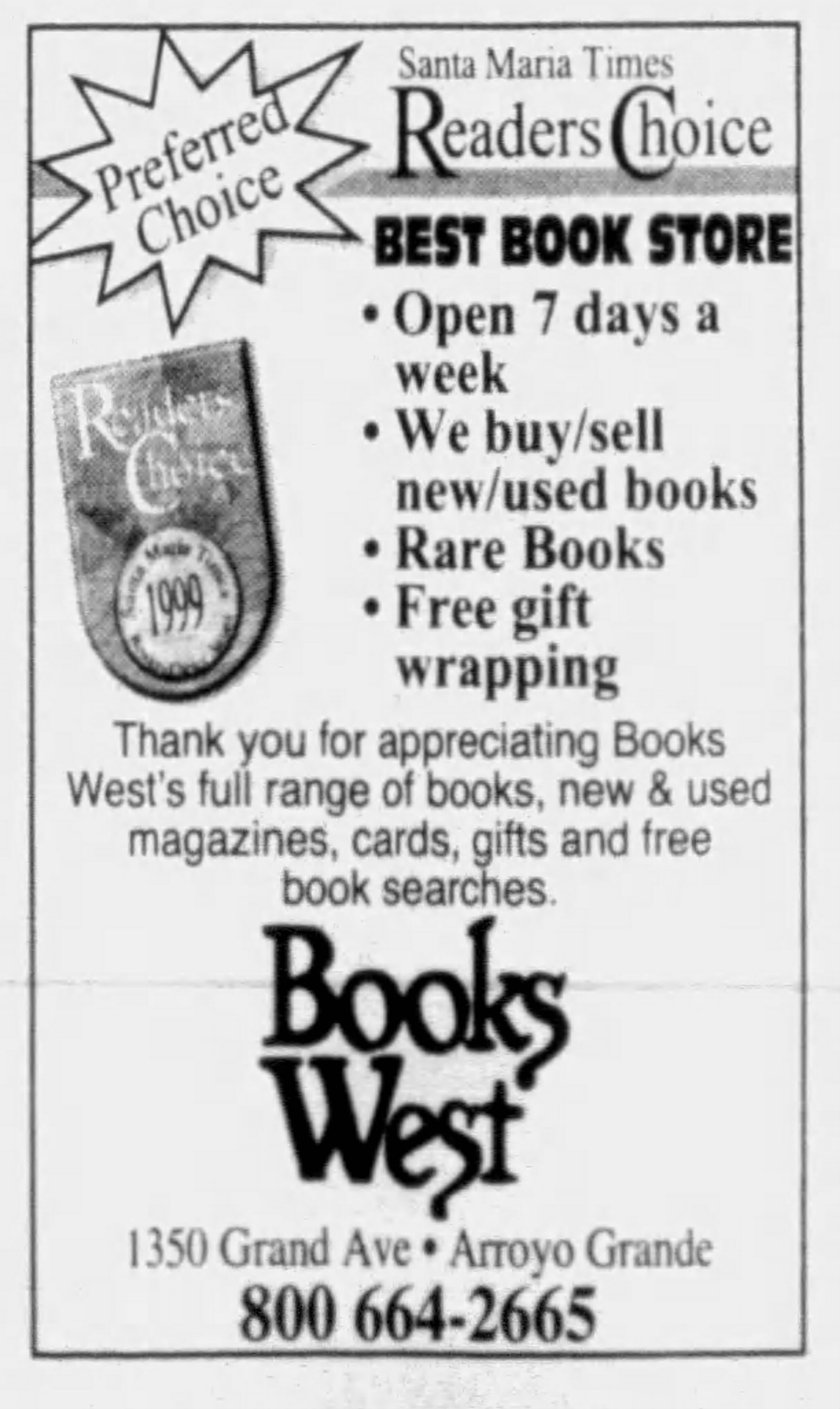 Santa Maria Times (Sep 7, 1999)