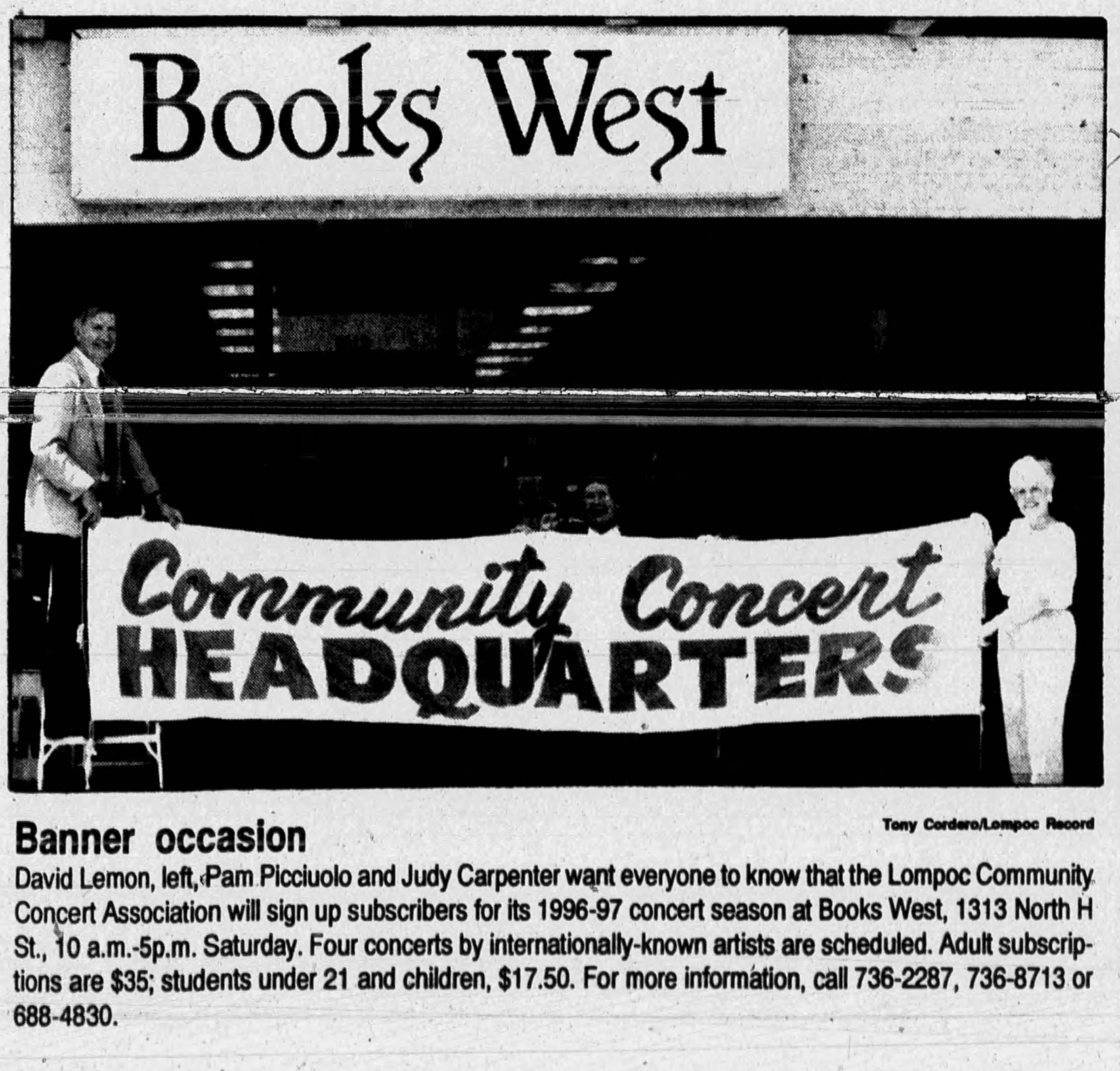 The Lompoc Record (May 31, 1996)