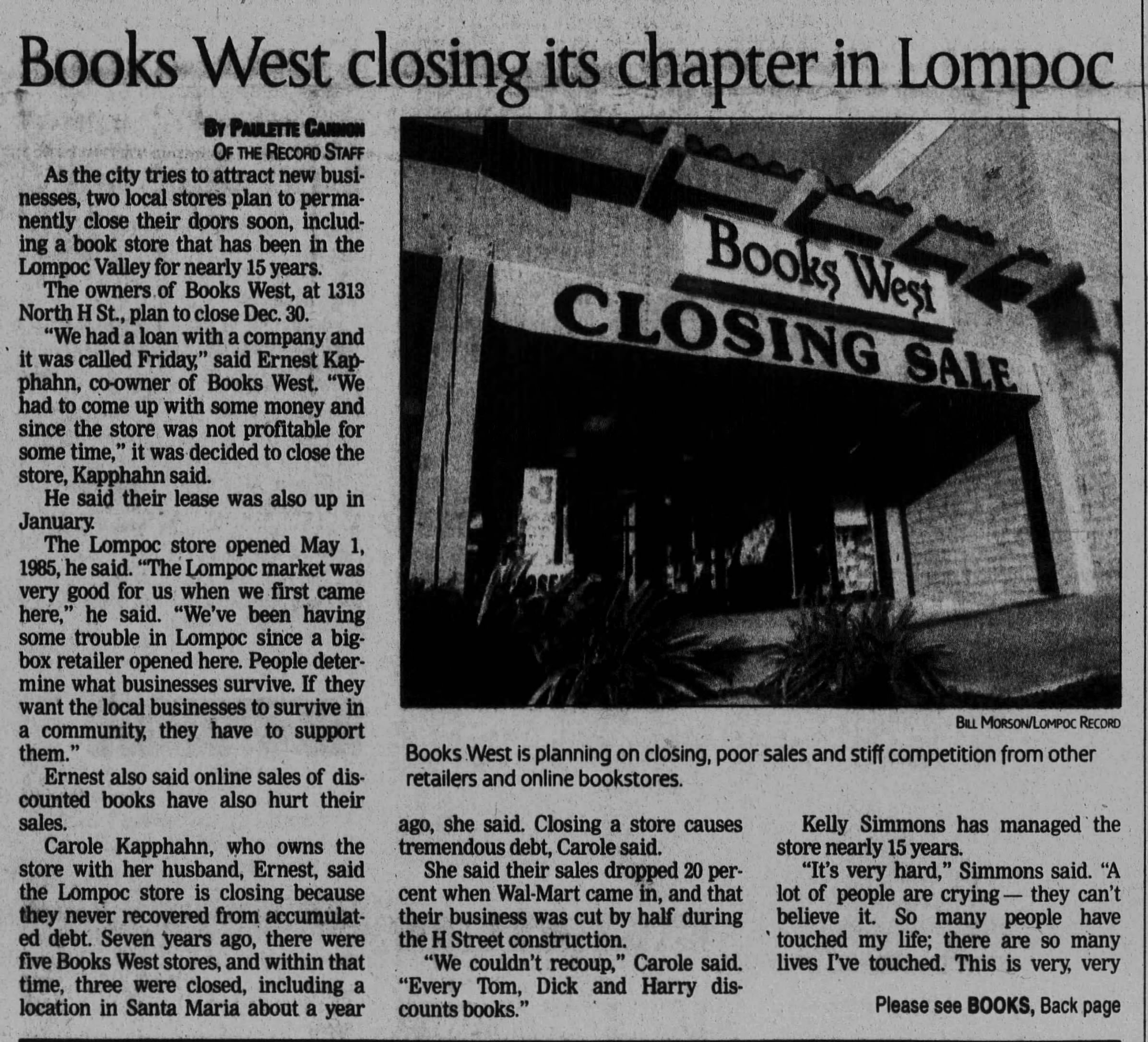 The Lompoc Record (Nov 30, 1999)