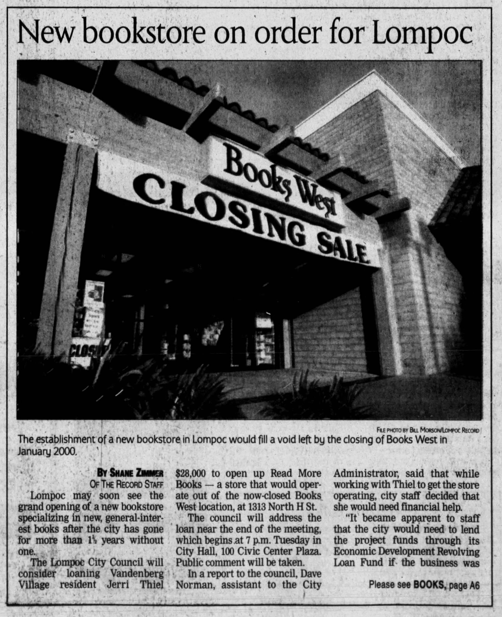 The Lompoc Record (August 20, 2001)