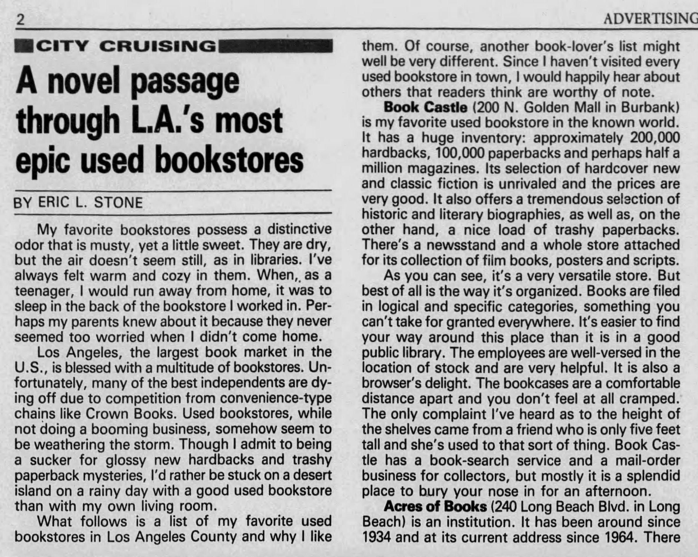 The Los Angeles Times (Jan 20, 1985)