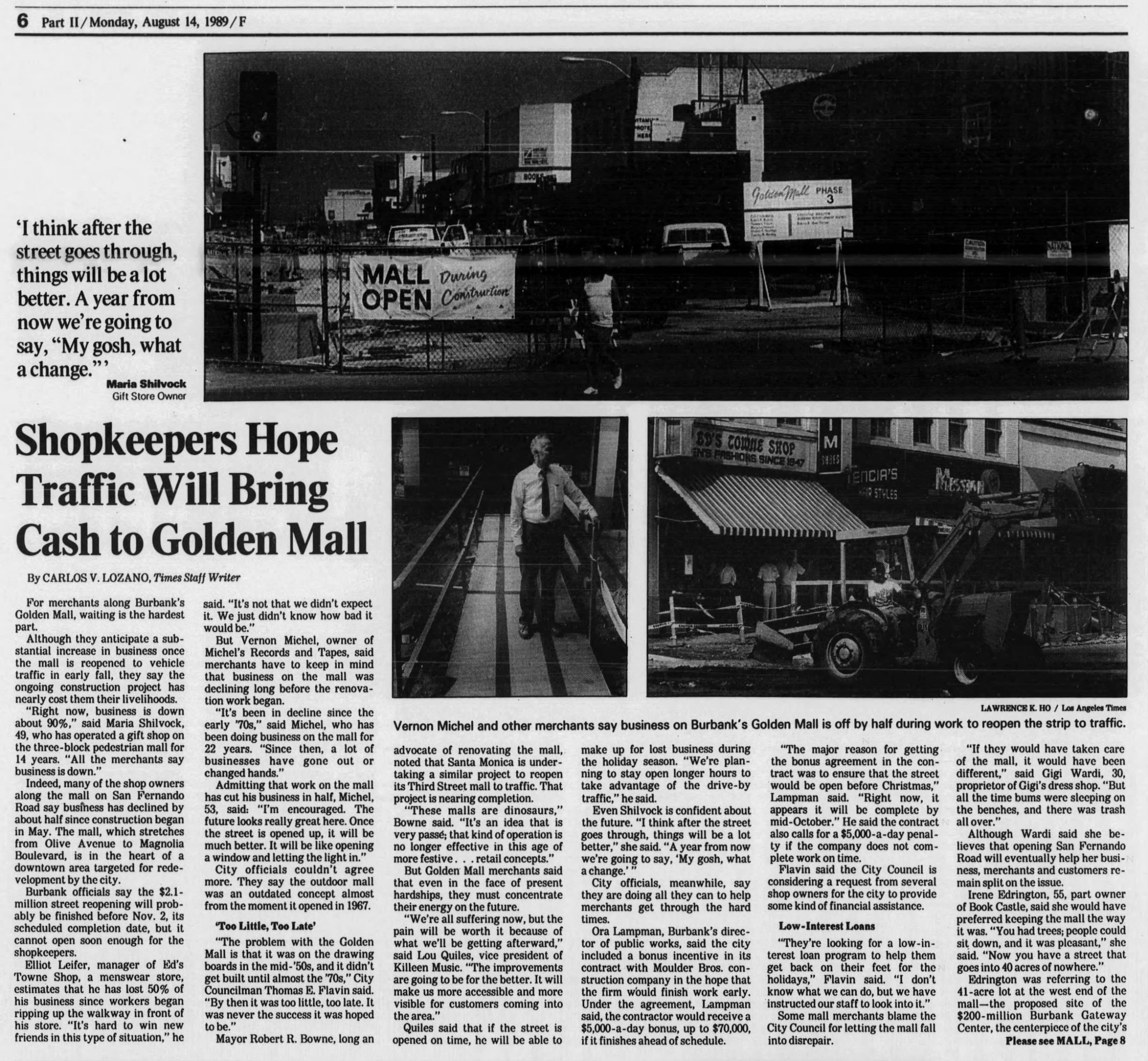 The Los Angeles Times (Aug 14, 1989)