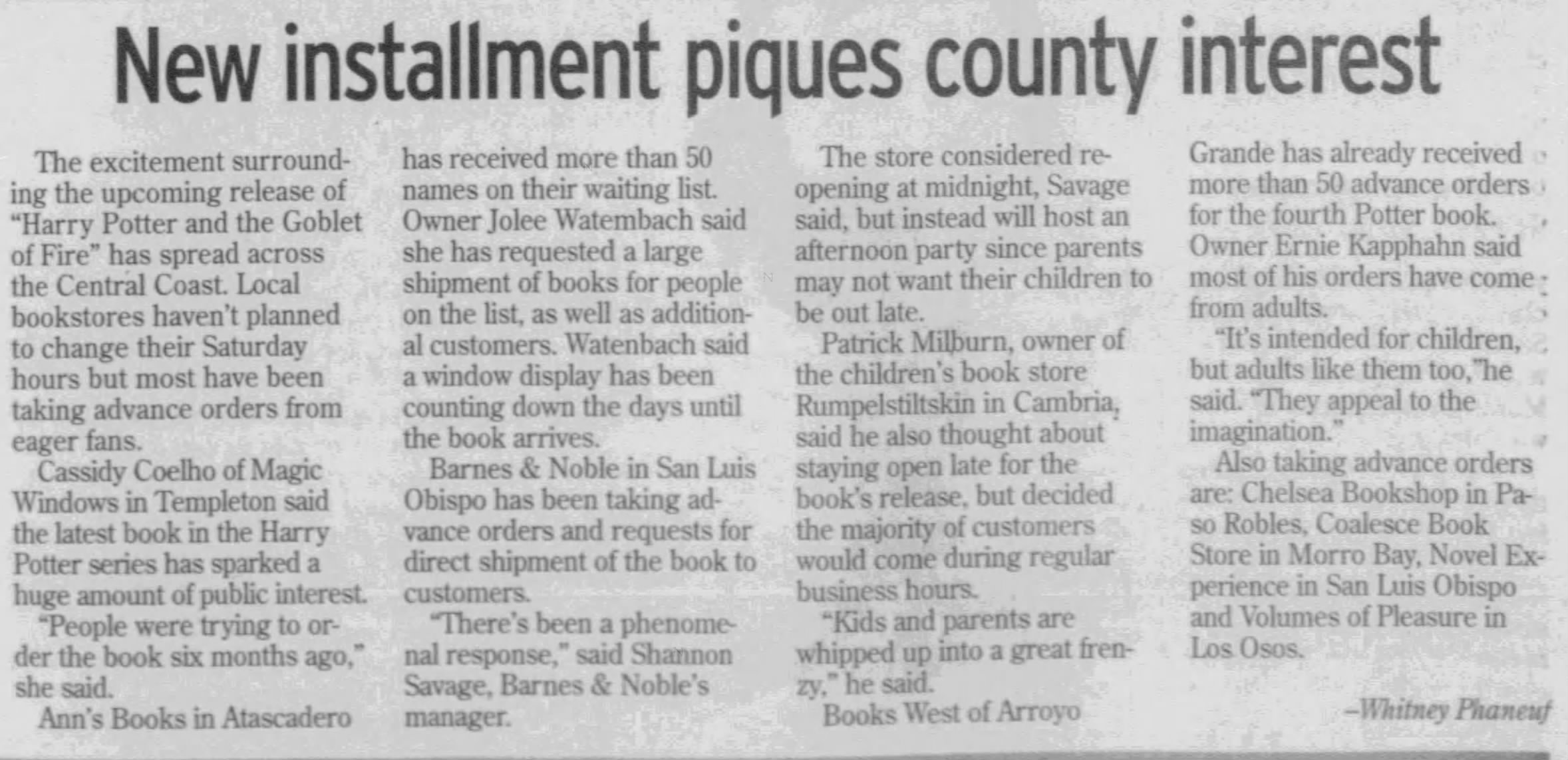 The Tribune (July 2, 2000)
