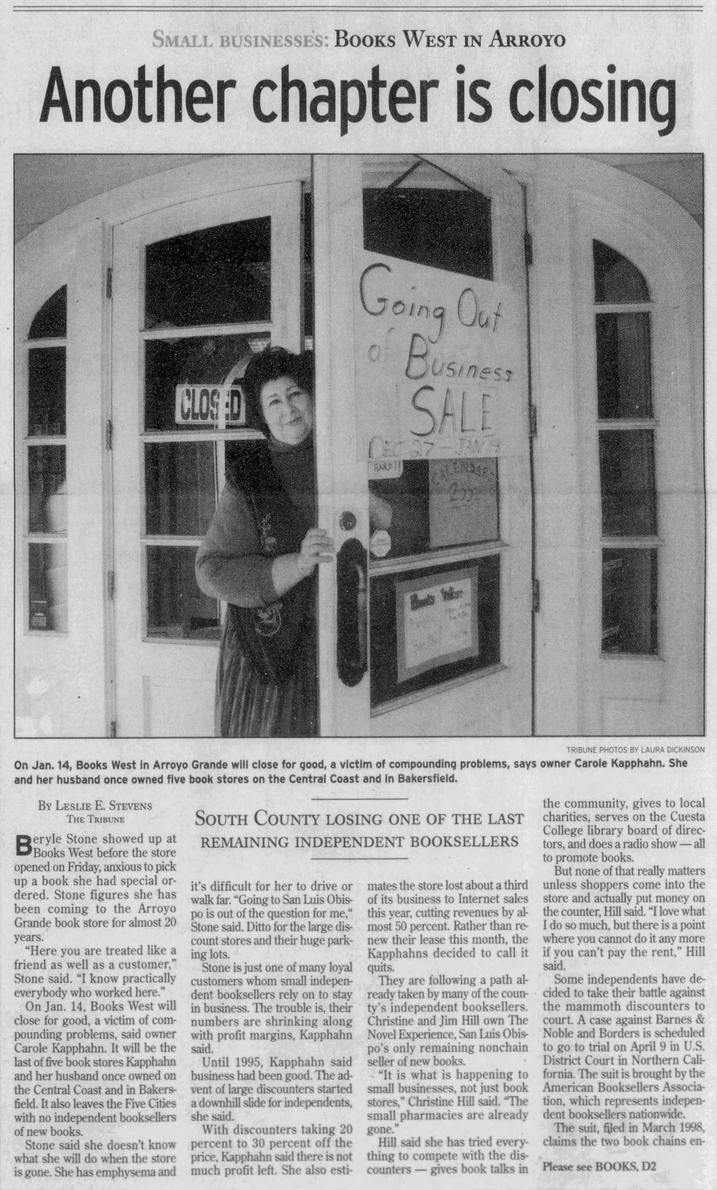 The Tribune (January 2, 2001)