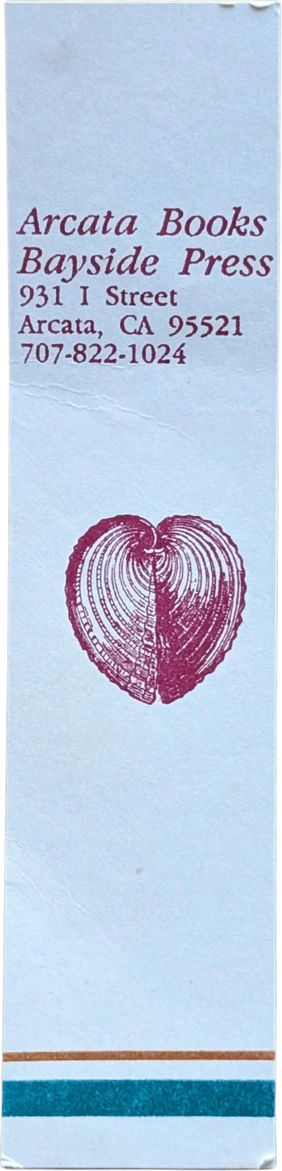 Arcata Books (White with red lettering)