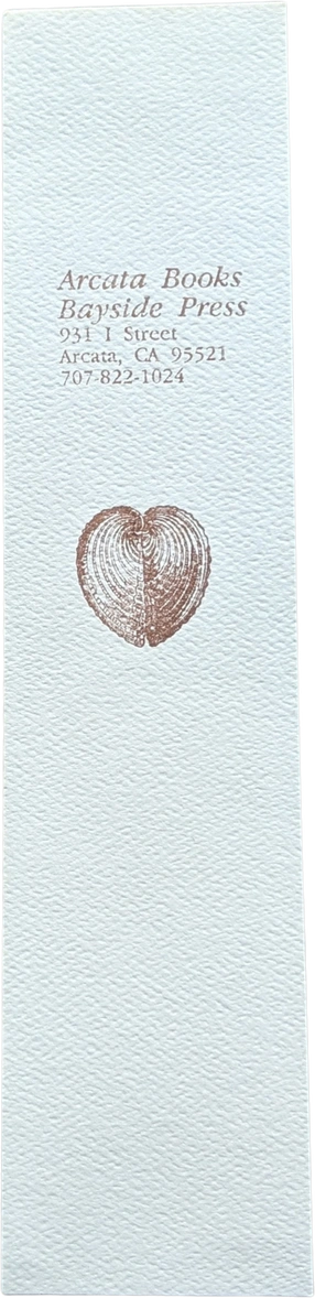 Arcata Books (Brown lettering, heart seashell)