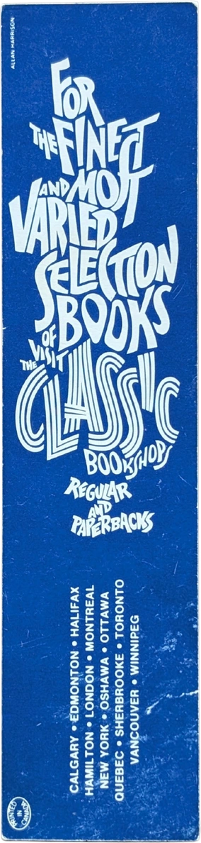 For the Finest and Most Varied Selection of Books - Visit the Classic Bookshops (White Lettering)