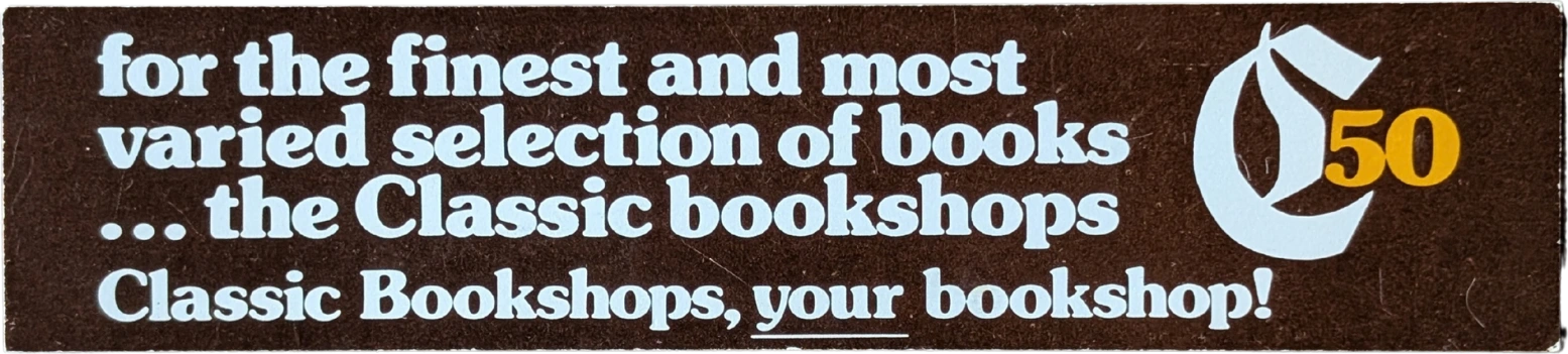Classic Bookshop, your bookshop!