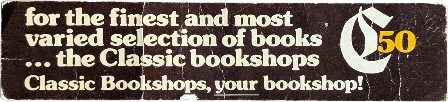Classic Bookshops, your bookshop! (Tan lettering)