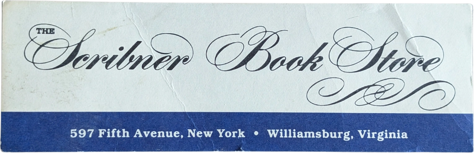 Scribner's Book Store (Dark Blue)